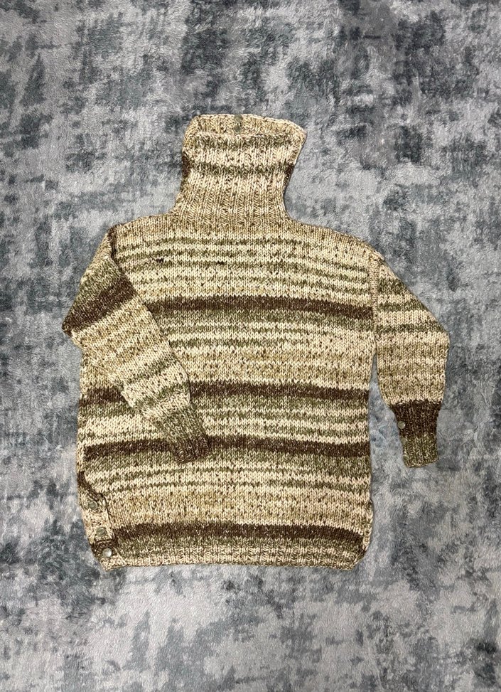 Boğazlı Örgü Kazak - Görsel 2