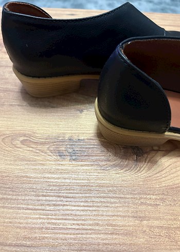 Siyah Günlük Topuklu Babet - Görsel 4