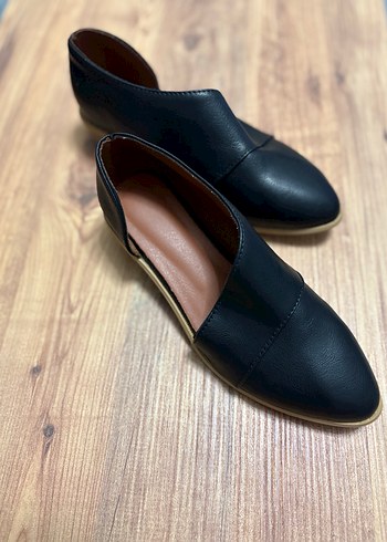 Siyah Günlük Topuklu Babet - Görsel 2