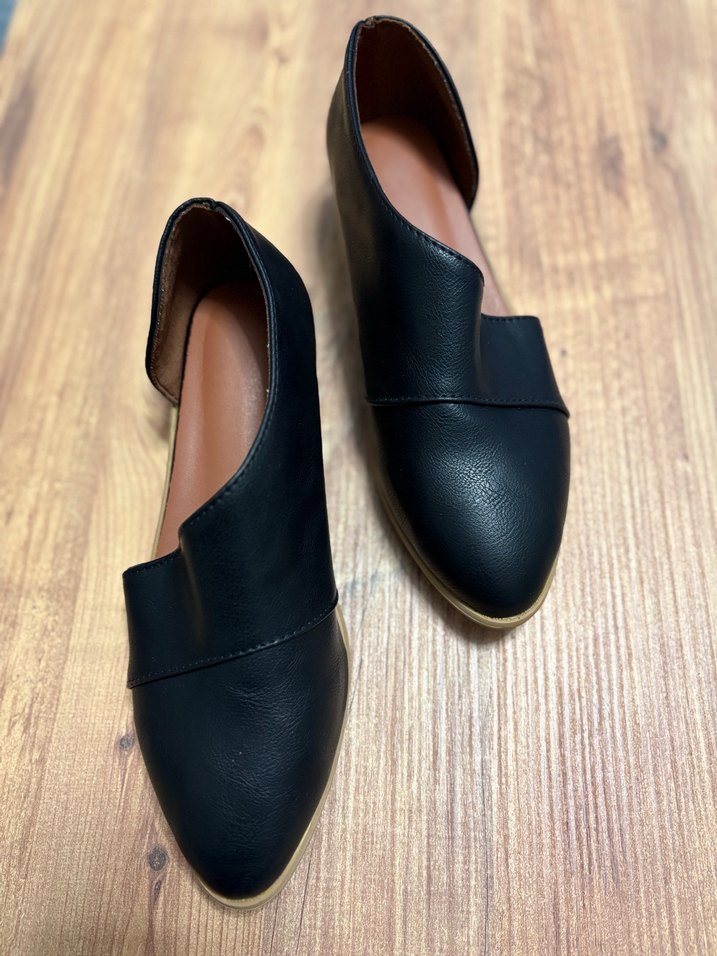 Siyah Günlük Topuklu Babet - Görsel 3