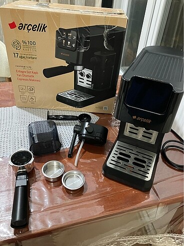  Beden Espresso Kahve makinesi Arçelik İmperium Barista Em 3353