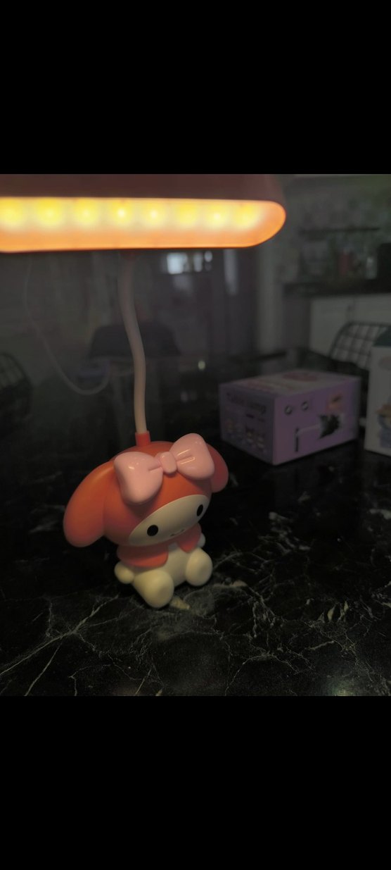 Camel Renkli Tavşan Figürlü Masa Lambası - Görsel 5