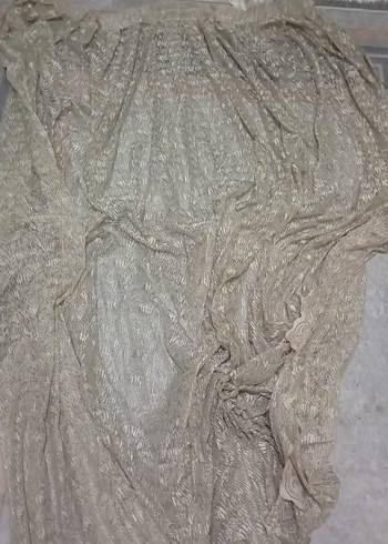 Parlak Bej Bohem Tarzı Perde - Görsel 8