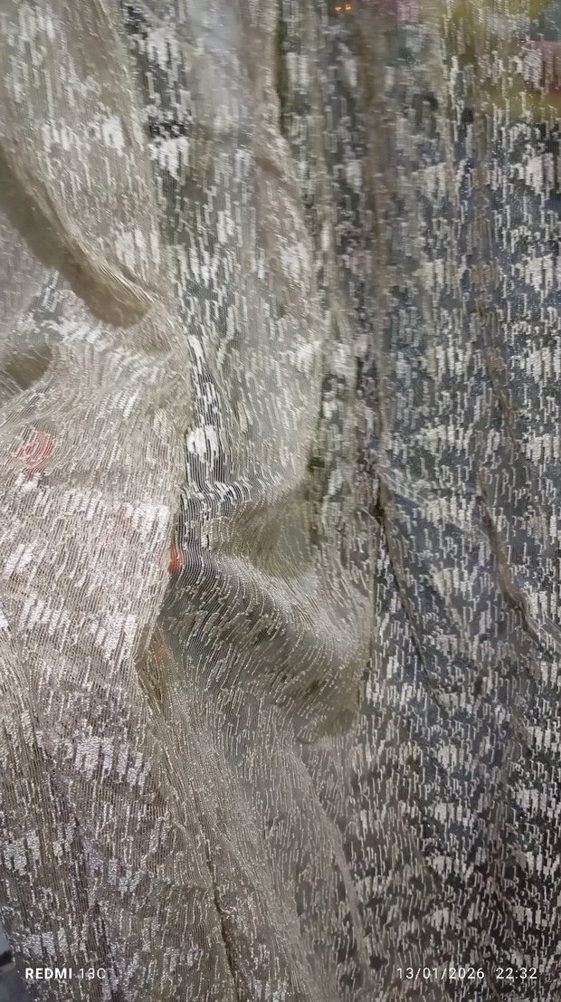 Parlak Bej Bohem Tarzı Perde - Görsel 2