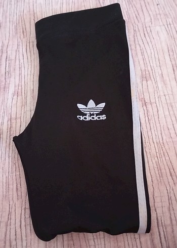 Kadın Siyah Adidas Spor Tayt - Görsel 3