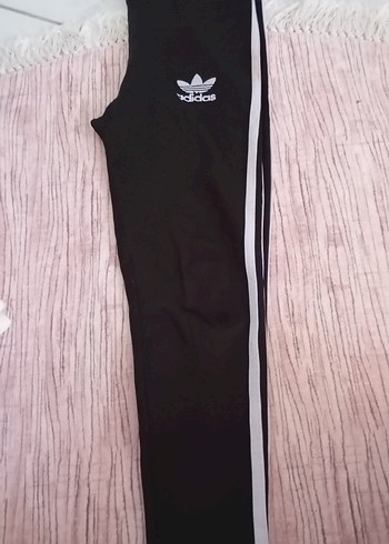 Kadın Siyah Adidas Spor Tayt - Görsel 2