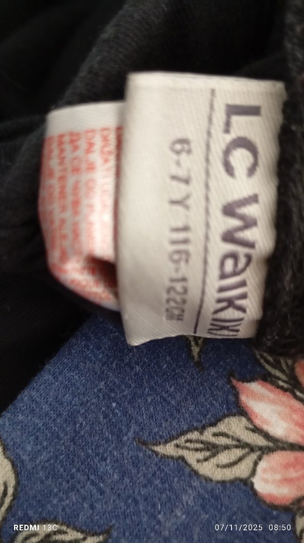 Kız Çocuk Denim Taytlar, Pilili, Çok Renkli - Görsel 4