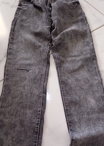 Erkek Çocuk Gri Kot Pantolon - Görsel 4