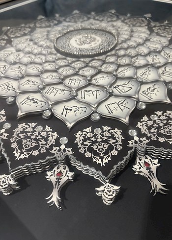 Parlak Gri Bohem Erkek Rozeti - Görsel 5