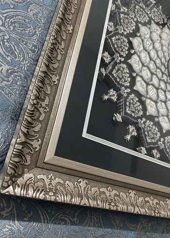 Parlak Gri Bohem Erkek Rozeti - Görsel 3