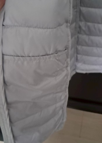 Gri Fermuarlı erkek Şişme Yelek - Görsel 4