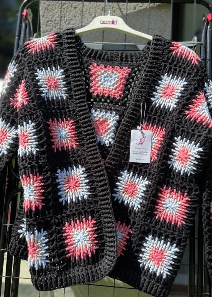 Bohem hırka - Görsel 2