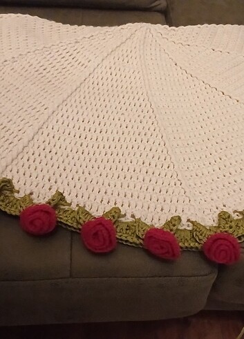 Güllü buket battaniye - Görsel 8