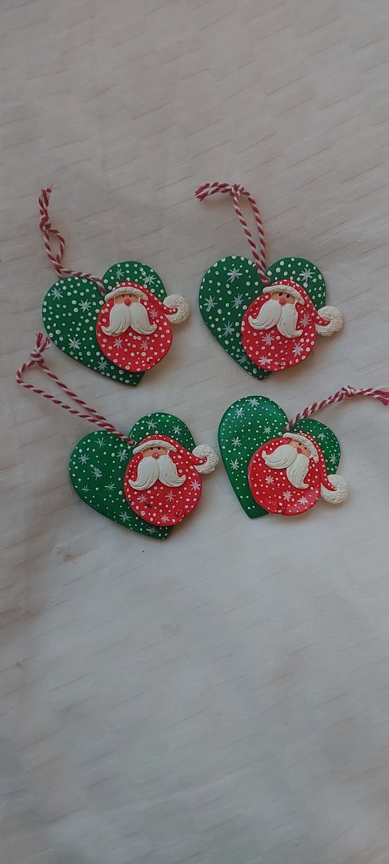 Renkli Noel Baba Temalı Tırnak Süsleri - Görsel 3