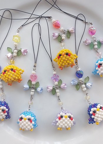 Renkli Boncuklu Bohem Tarzı Kadın Charm - Görsel 5