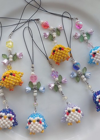 Renkli Boncuklu Bohem Tarzı Kadın Charm - Görsel 6