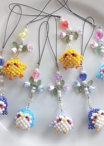 Renkli Boncuklu Bohem Tarzı Kadın Charm - Görsel 4