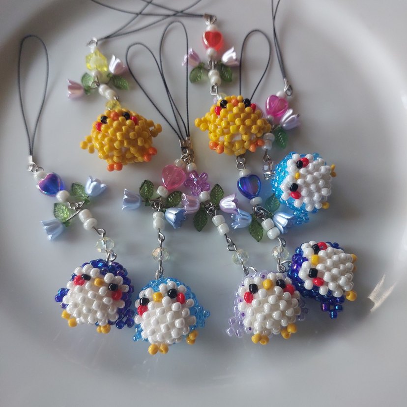 Renkli Boncuklu Bohem Tarzı Kadın Charm - Görsel 2