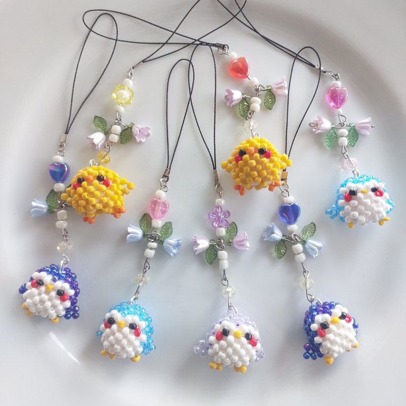 Renkli Boncuklu Bohem Tarzı Kadın Charm - Görsel 4