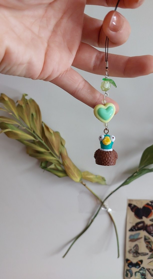 Renkli Püsküllü Bohem Kadın Charm - Görsel 3