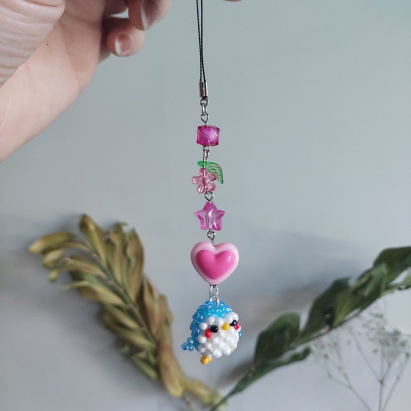 Renkli Boncuklu Bohem Kadın Charm - Görsel 3