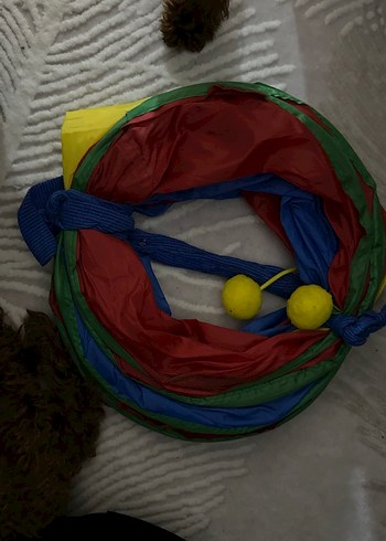 4 Yollu Katlanabilir Gökkuşağı Kedi Tüneli - Görsel 2