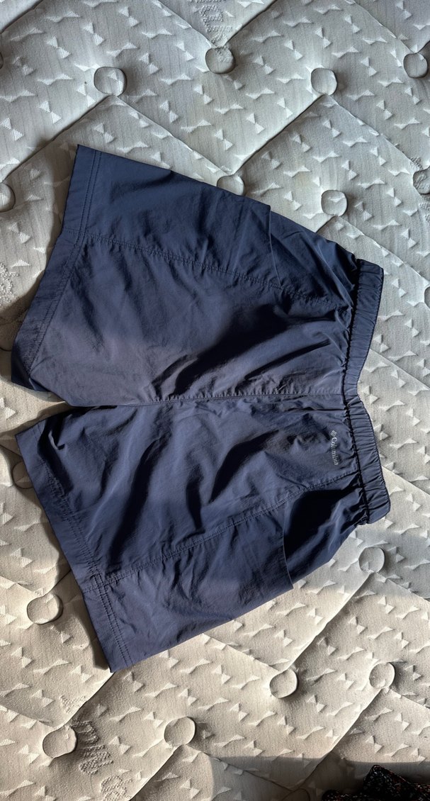 Lacivert Bel Detaylı Mini Şort - Görsel 2