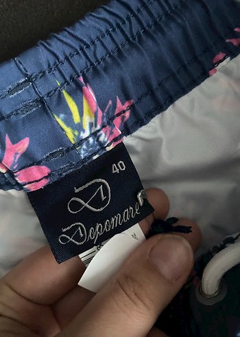 Diğer Renkli Bağlama Desenli Mini Kadın Şort