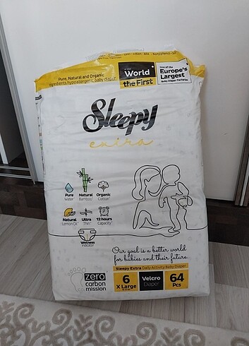 Sleepy ekstra 6 numara bebek bezi