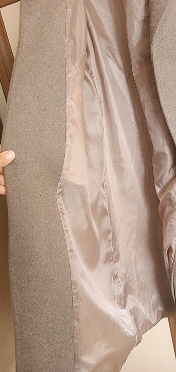 uzun kahve manto - Görsel 6