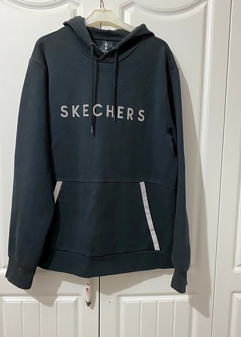 Skechers Kapüşonlu erkek Sweatshirt