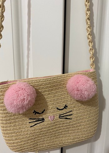 LC Waikiki Pembe Püsküllü Nakışlı Bohem Çanta