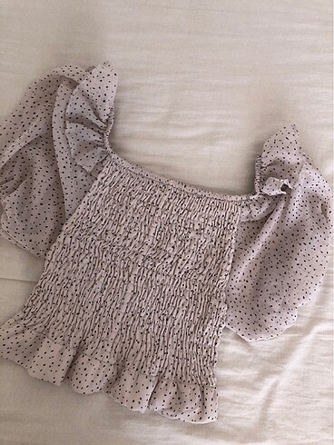xs Beden ten rengi Renk Puantiyeli bluz