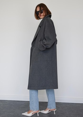 Suud Collection Suud Collection Kane Manşetli Kaban