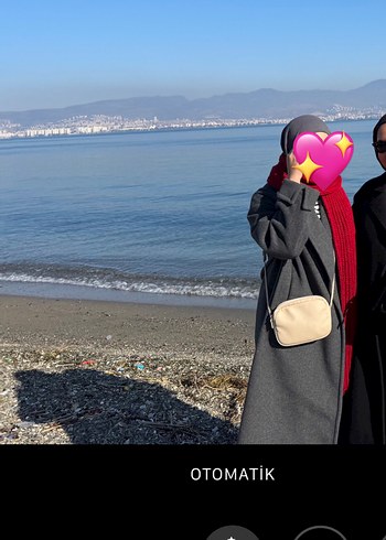 xl Beden gri Renk Suud Collection Kane Manşetli Kaban