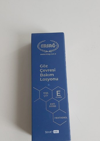 ERSAG Göz Çevresi Bakım Losyonu 50 ml