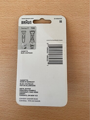 Braun Tıraş Makinası Başlığı (Sıfır) - Görsel 2