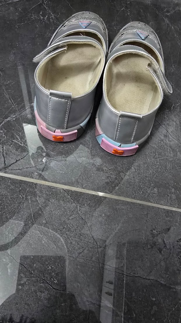 Kız Çocuk Çok Renkli Bağcıklı Babet - Görsel 2