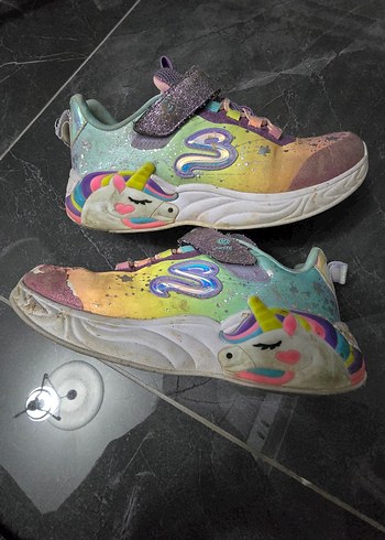 Kız Çocuk Renkli Bağcıksız Spor Ayakkabı - Görsel 2