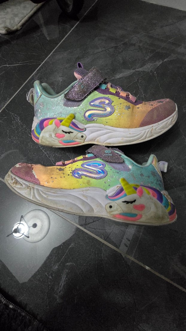 Kız Çocuk Renkli Bağcıksız Spor Ayakkabı - Görsel 2