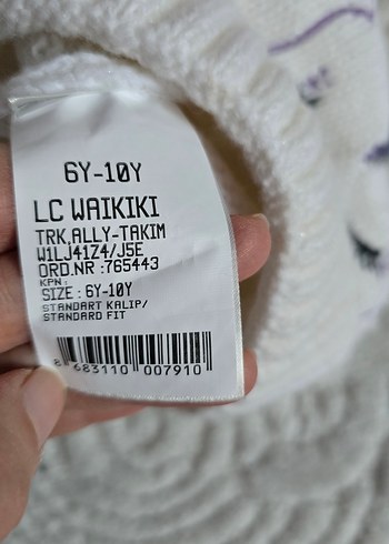 Beyaz Ponponlu Kadın Örgü Bere 7-10 yaş - Görsel 3