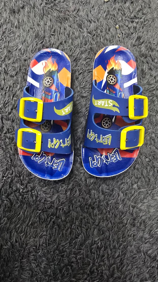 Renkli Baskılı Erkek Çocuk Terlik - Görsel 3