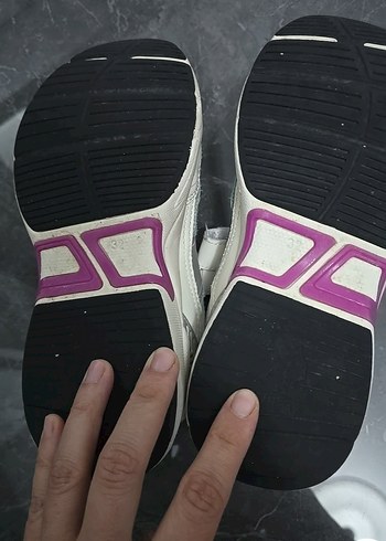 Kız Çocuk Mor Cırt Cırtlı Sneaker 32 numara - Görsel 3