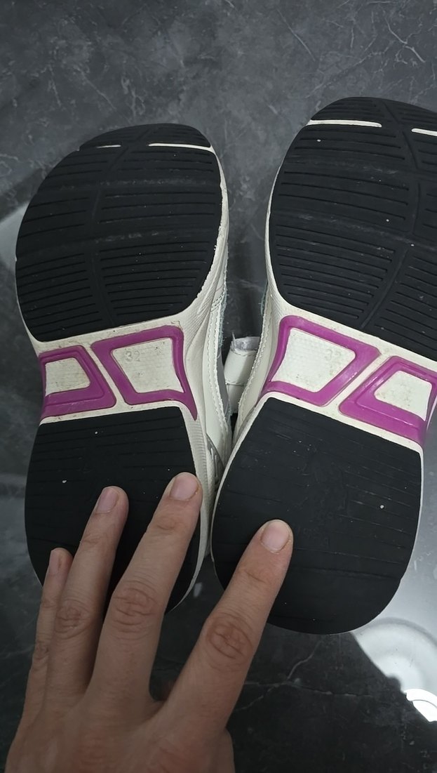 Kız Çocuk Mor Cırt Cırtlı Sneaker 32 numara - Görsel 3