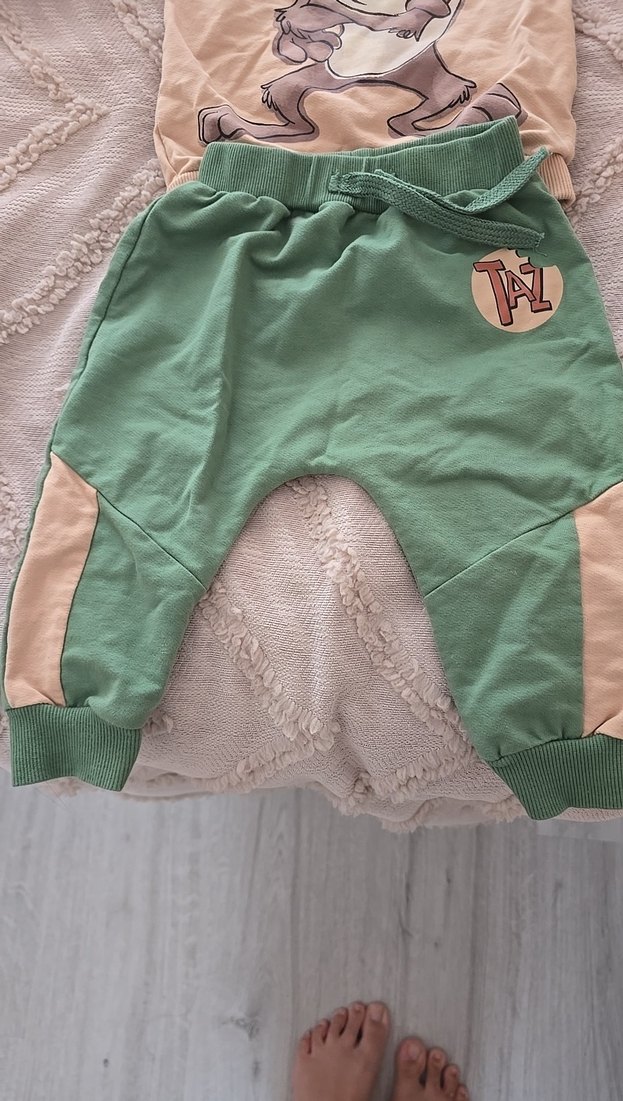 Bebek Erkek Pamuklu Uzun Kollu Street Wear Takım - Görsel 2