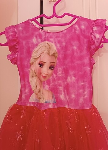 10 yaş Elsa elbise - Görsel 2