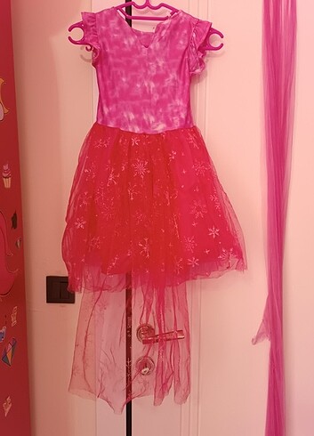 10 yaş Elsa elbise - Görsel 3