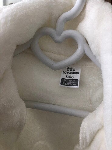 9-12 Ay Beden Zara Kız Bebek Peluş Mont