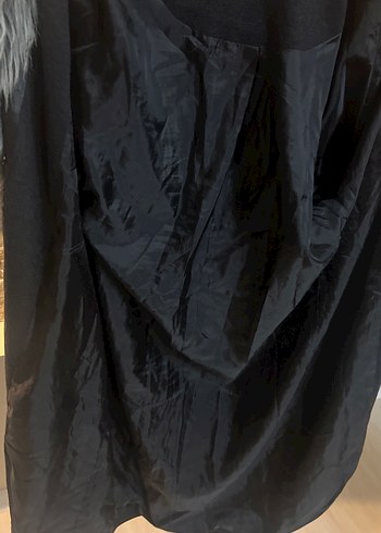 Mascara marka Kürk Yakalı Siyah Deri Kaban - Görsel 7