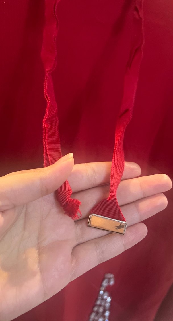 Kırmızı Zincir Detaylı Kapüşonlu Sweatshirt - Görsel 3